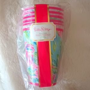 Lilly Pulitzer pool cups
